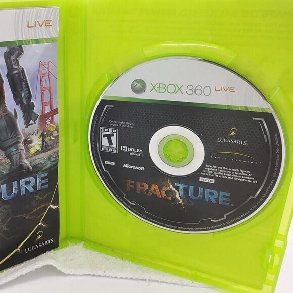 XBox 360 Fracture Game 2008 Havok Lucas Arts - Picture 9 of 9